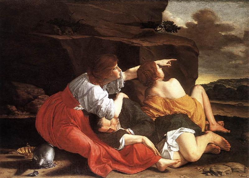 GENTILESCHI, Orazio Lot and his Daughters dfh